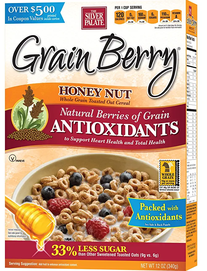  Grain Berry Honey Nut Toasted Oats, 12 Ounce - 086341170510