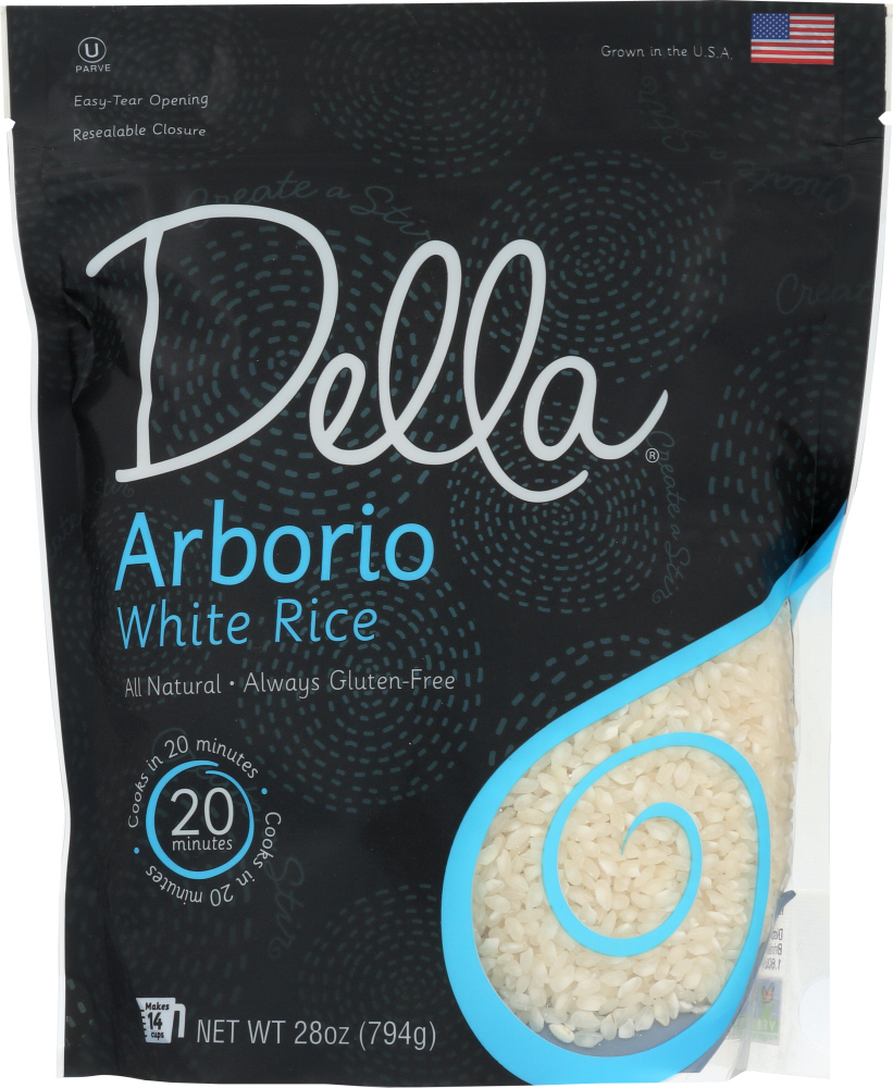 DELLA GOURMET: Arborio White Rice, 28 oz - 0086582200021