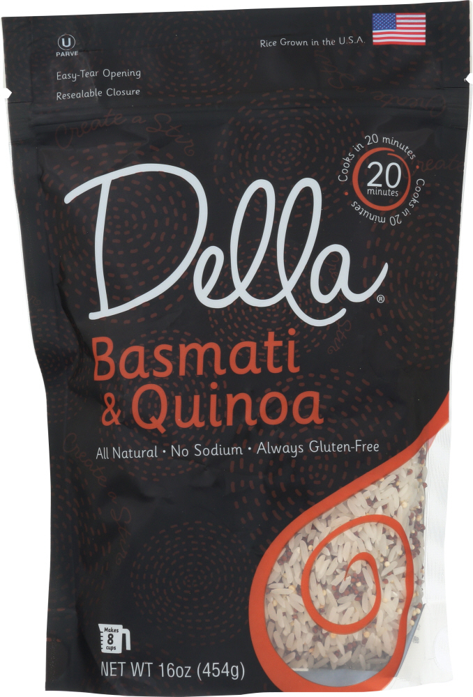 DELLA GOURMET: Basmati Rice and Quinoa Blend, 16 oz - 0086582380075
