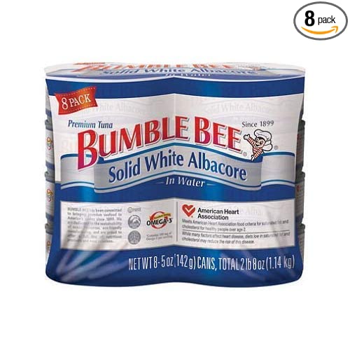  Bumble Bee Solid White Albacore in Water (5 oz. can, 8 pk.)  - 617999050826