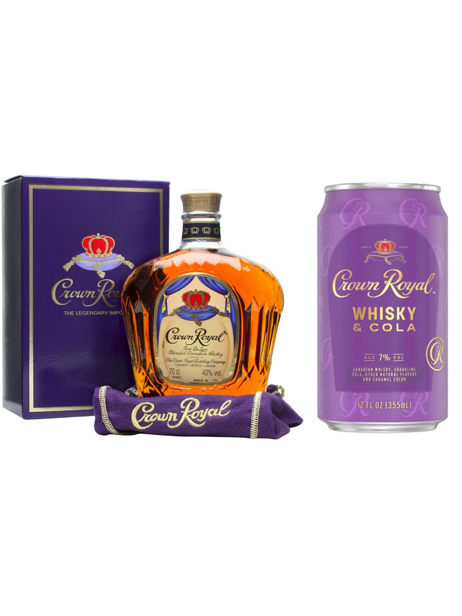 Crown Royal Regular Fine De Luxe Canadian Whisky - 087000007253