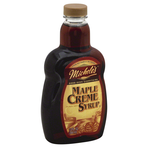 MICHELLES: Syrup Maple Crème, 13 oz - 0087216010016