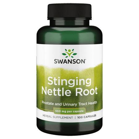Swanson Stinging Nettle Root Capsules 500 mg 100 Count - 087614019680