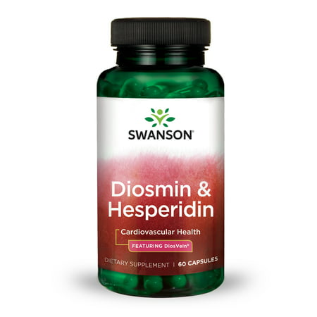 Swanson DiosVein Diosmin and Hesperidin Capsules 60 Ct - 087614027203