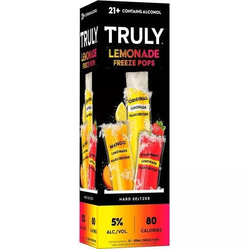TRULY Hard Seltzer Lemonade Freeze Pops Variety (12PK 100 ML) - 087692012467