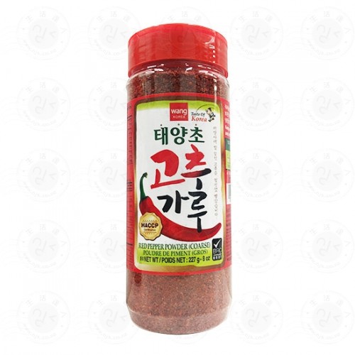Wang Red Pepper Powder 227g Coarse (Gochugaru) - 0087703143210