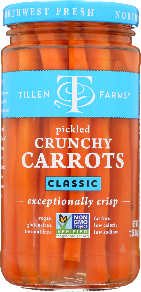 Tillen Farms Carrots - Pickled - Crispy - 12 Oz - Case Of 6 - 0087754120055