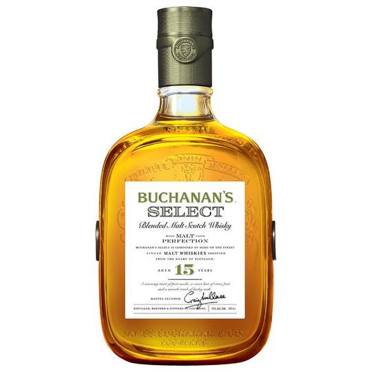 Buchanan's Select 15 Years Old Blended Malt Scotch Whisky - 088076182691