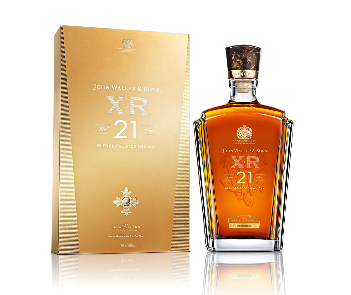 John Walker & Son’s X.R. 21 Year Old Blended Scotch Whisky - 088076183278