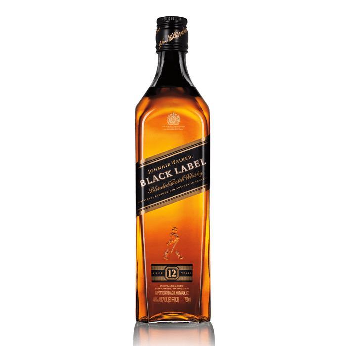 Johnnie Walker Black Label Blended Scotch Whisky - 088110011307