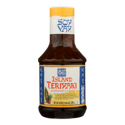 Soy Vay Island Triyaki - Marinade And Sauce - Case Of 6 - 20 Fl Oz. - 088177227642