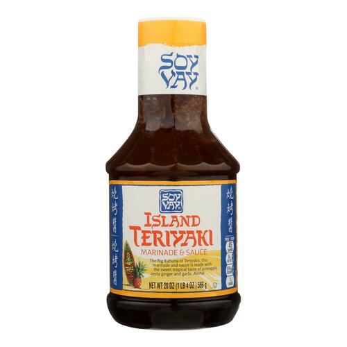Soy Vay Island Triyaki - Marinade And Sauce - Case Of 6 - 20 Fl Oz. - 0088177227642