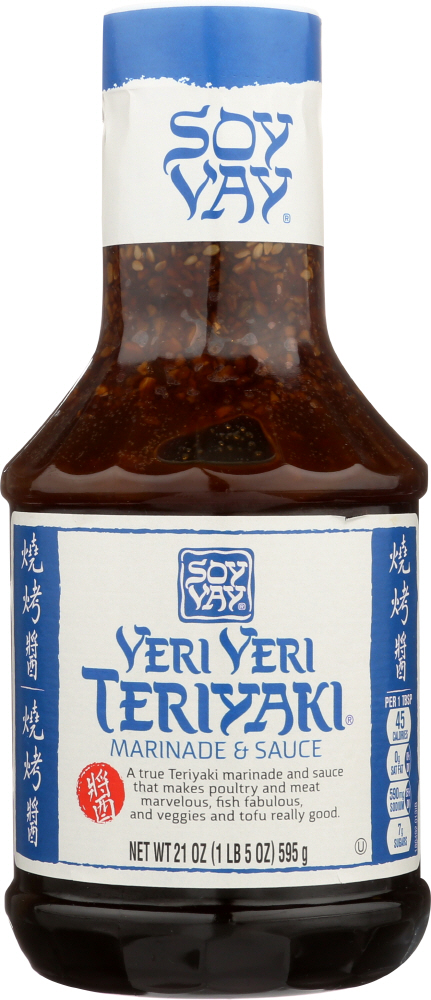 Soy Vay Veri Teriyaki Marinade And Sauce - Case Of 6 - 21 Fl Oz. - 0088177227673