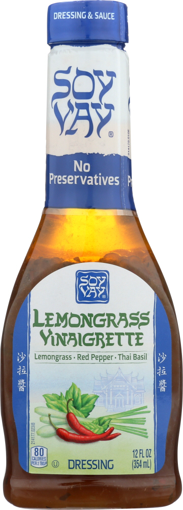 SOY VAY: Lemongrass Vinaigrette Dressing, 12 oz - 0088177228281