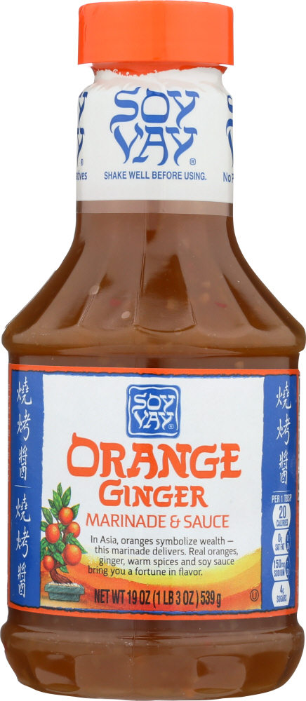  Soy Vay Orange Ginger Marinade and Sauce 19 Ounce  - 088177228311