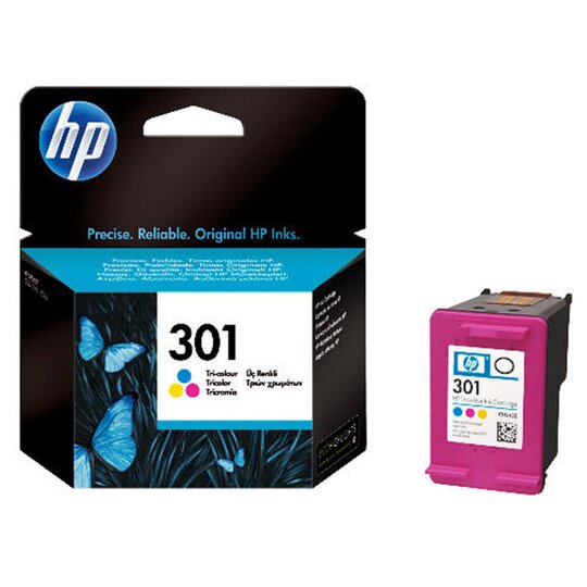 Hp 301 Tri Color Printer Ink Cartridge - 0884962894491