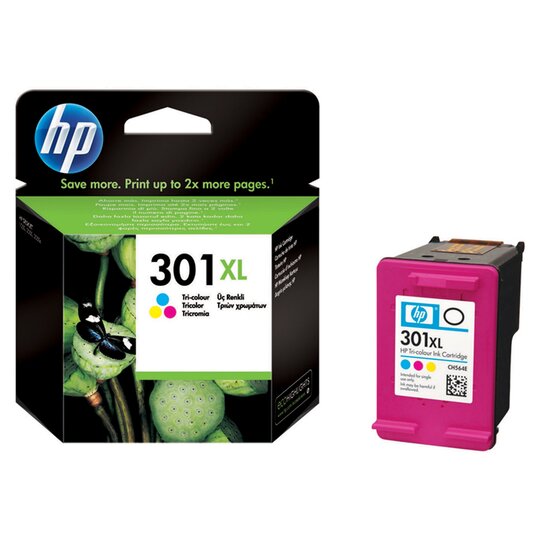Hp 301 Xl Tri Color Printer Ink Cartridge - 0884962894545