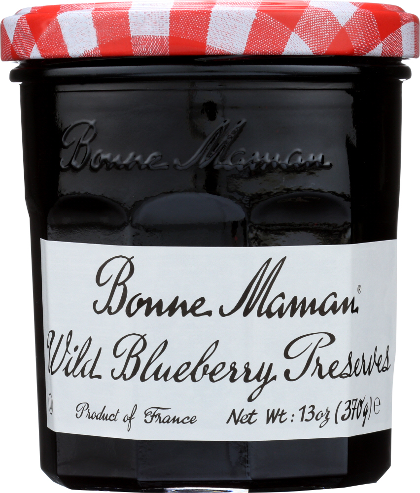 Bonne Maman Wild Blueberry Preserves 370g/13oz - 088702015669