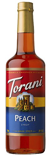  Torani Peach Syrup, 25.35 oz  - 089036312554