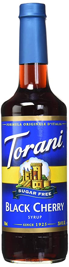  Torani Sugar Free Black Cherry Syrup 750mL  - 089036321327