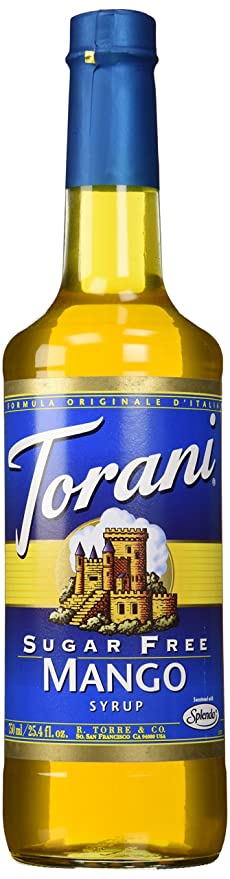Torani Sugar Free Mango Syrup 750mL - 089036322256