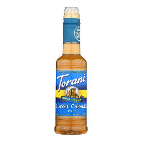 TORANI: Sugar Free Classic Caramel Flavoring Syrup, 12.7 Oz - 0089036441438