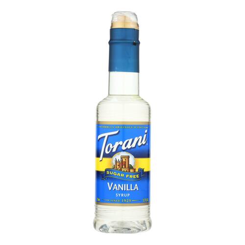 Torani - Coffee Syrup - Sugar Free Vanilla - Case Of 4 - 12.7 Fl Oz. - 089036442800