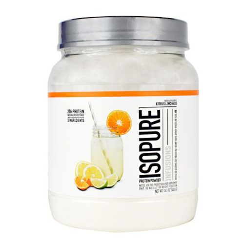 Isopure Protein Powder, Gluten Free, Whey Protein Isolate, Post Workout Recovery Drink Mix, Prime Drink, Infusions- Citrus Lemonade, 16 Servings (B07F4K1XF3) - 089094025038