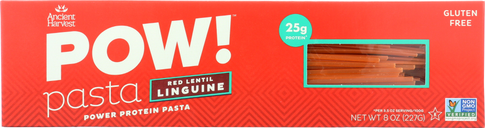 Red Lentil Linguine Power Protein Pasta, Red Lentil Linguine - 089125230301