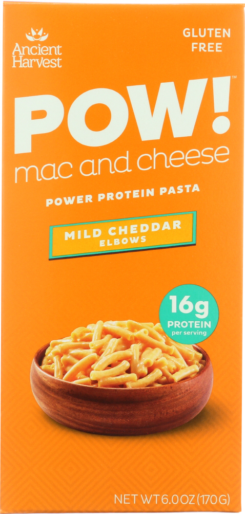 ANCIENT HARVEST: Mac & Cheese Lentil Mild Cheddar, 6 oz - 0089125501302