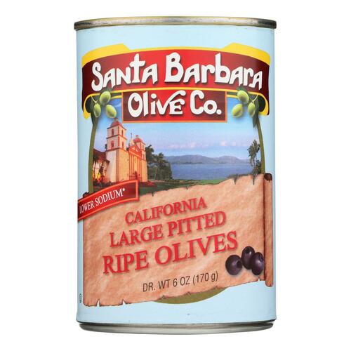 Santa Barbara Olive Co., California Large Pitted Ripe Olives - 089156840128