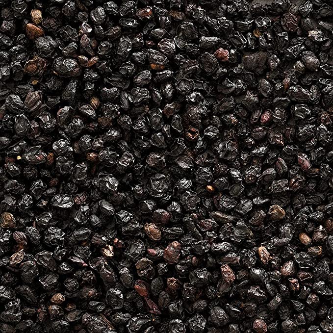  Frontier Co-op Dried Elderberries, European Whole | Kosher & Non-GMO | For Making Tea, Syrup, Gummies | 1 Pound Bulk Bag | Sambucus nigra L.  - 772195509681