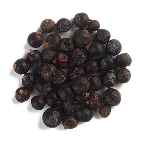 Juniper Berries Whole Organic Frontier Natural Products 1 lb Bulk  - 089836025456
