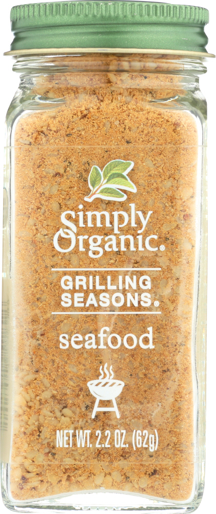 SIMPLY ORGANIC: Seafood Grilling Seasons, 2.2 oz - 0089836157201