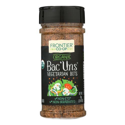 Frontier Herb Bac Uns - Organic - Vegetarian Bits - 2.47 Oz - Case Of 6 - 089836184542