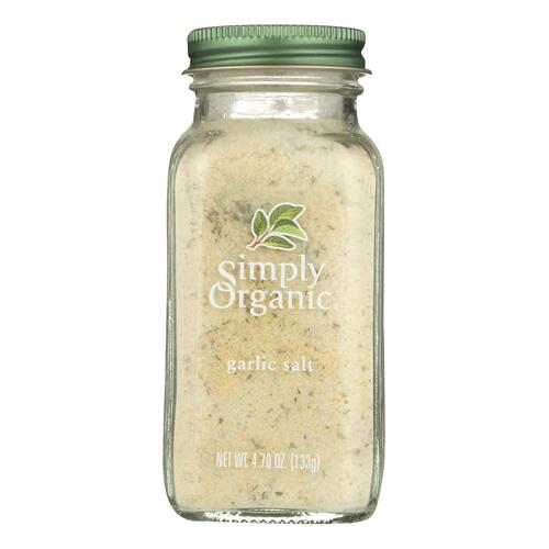 Simply Organic Garlic Salt - Organic - 4.7 Oz - 089836185174