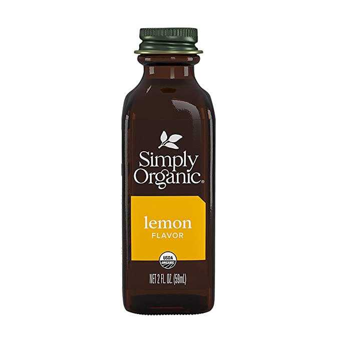  Simply Organic Lemon Flavor, Certified Organic | 2 oz | Pack of 1  - 089836185280