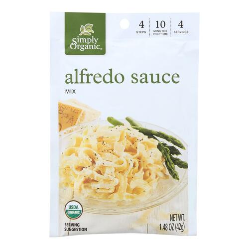 SIMPLY ORGANIC: Seasoning Mix Alfredo, 1.48 Oz - 0089836185440