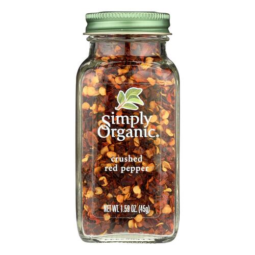 Simply Organic Crushed Red Pepper - Organic - 1.59 Oz - 0089836186034