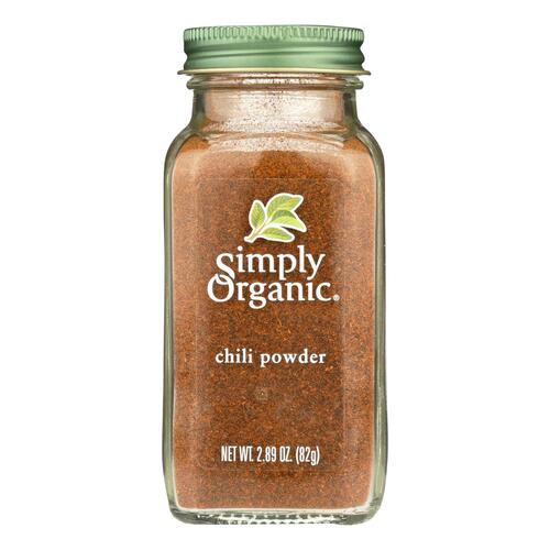 Simply Organic Chili Powder - Organic - 2.89 Oz - 089836187604