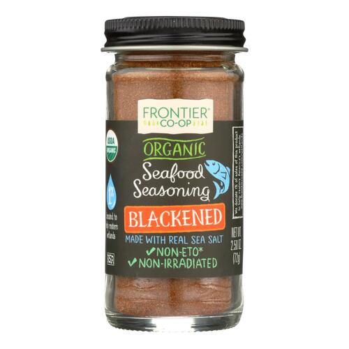 Frontier Herb Seafood Seasoning - Organic - Blackened - 2.5 Oz - whole