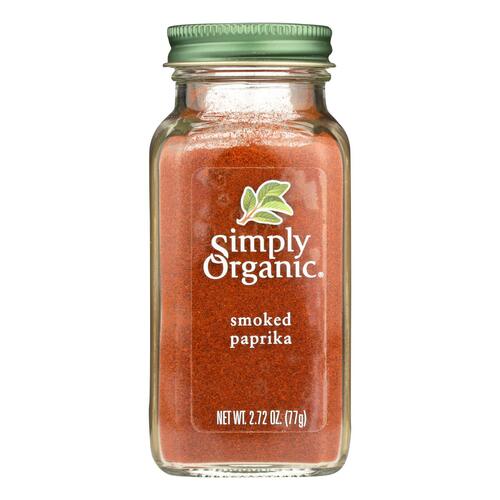 Simply Organic Smoked Paprika - Case Of 6 - 2.72 Oz. - 089836195173