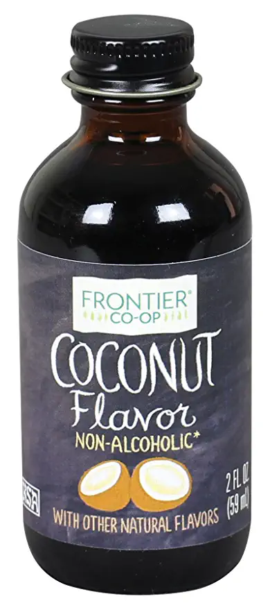  Frontier Co-op Coconut Flavor, Non-Alcoholic, 2 ounce bottle  - 089836230614