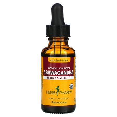 Ashwagandha Alcohol-free 1 fl oz (30 ml) Herb Pharm - 090700032265