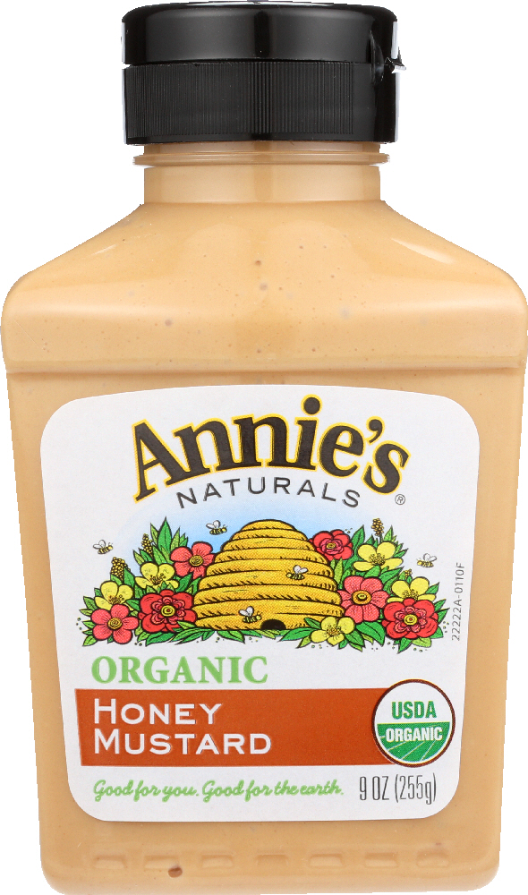 ANNIES HOMEGROWN: Organic Honey Mustard, 9 oz - 0092325222229
