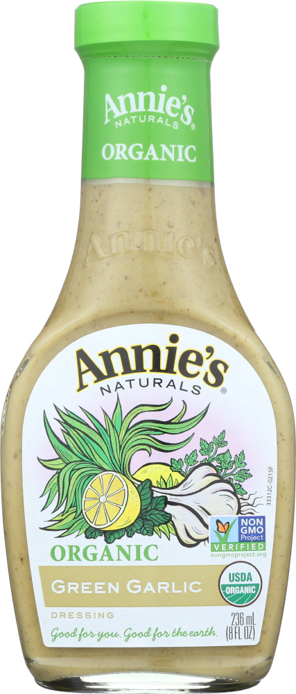 Annie'S Organic Green Garlic Dressing - 00092325333123