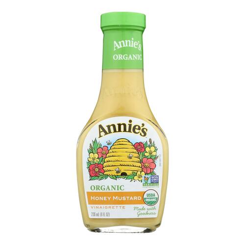 Annie's Naturals - Dresing Honey Mstrd - Case Of 6-8 Fl Oz. - 0092325333192