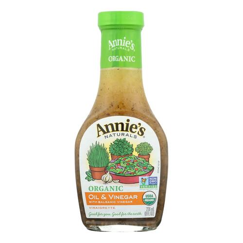 Annie's Naturals Vinaigrette Organic Oil And Vinegar - Case Of 6 - 8 Fl Oz. - 092325333543