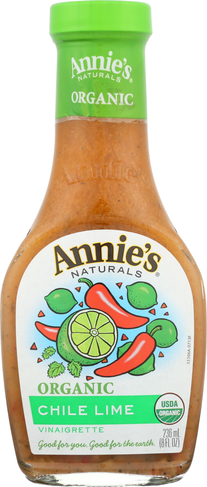 Annie's Naturals Vinaigrette Organic Chile Lime - Case Of 6 - 8 Fl Oz. - 092325333666