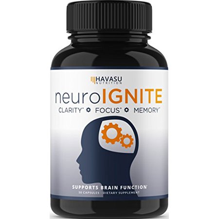 Extra Strength Brain Supplement for Focus, Energy, Memory & Clarity - Mental Performance Nootropic - Physician Formulated Brain Booster with Super Ginkgo Biloba, St. John's Wort, & More - 092617947236